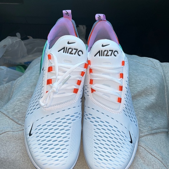 Nike Air Max 270 '101' White Green Safety Orange DX2347-100 NWOT - Picture 2 of 8